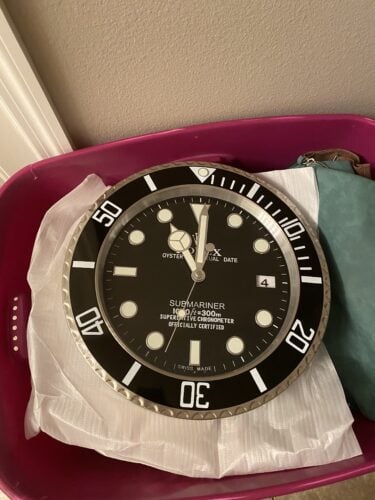ROLEX WALL CLOCK INSPIRED- SUBMARINER - RL-01 photo review