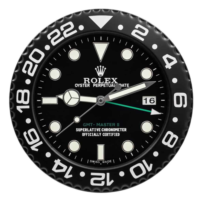 GMTマスター　ROLEX ロレックス壁掛け時計　新品未使用 ロレックス GMTマスター II スタイル – Dealer Display 壁掛け時計