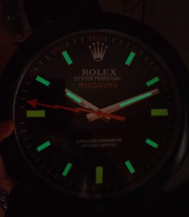 , Modern Rolex Wall Clock UK