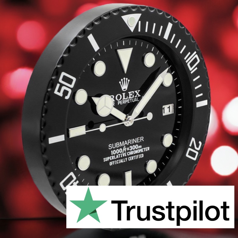GMT Full Black & Black Case | Wall Clock - Image 6