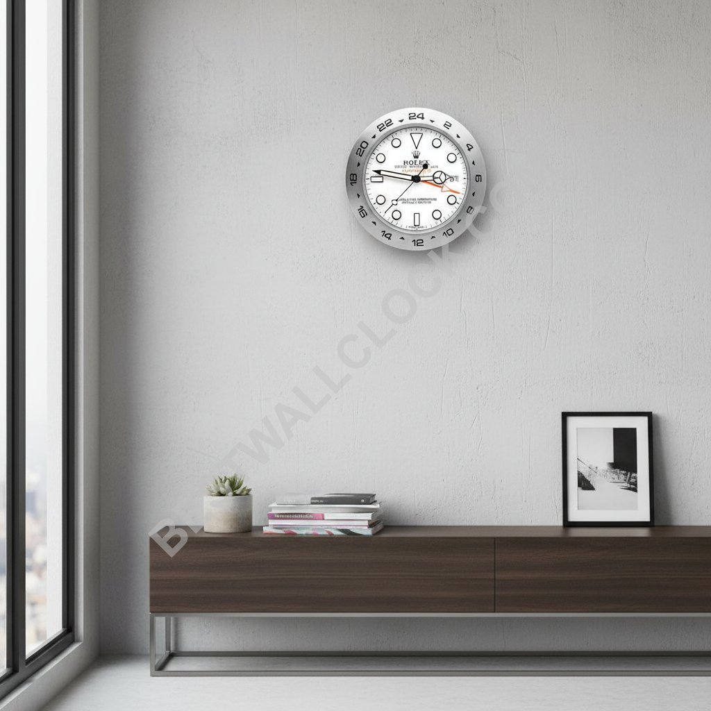 Explorer II, White dial | Wall Clock - Image 11