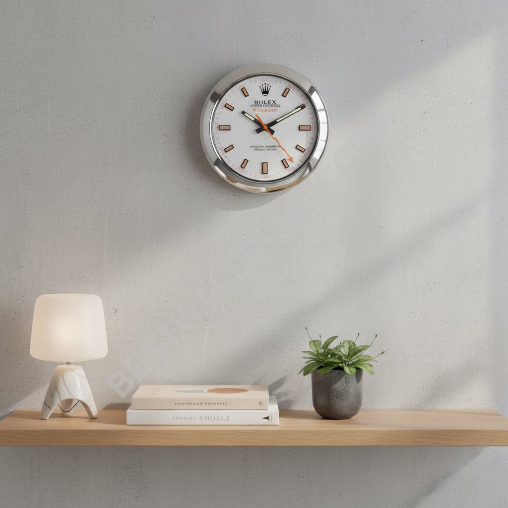 ROLEX DUVAR SAATİ İLHAMLI - MILGAUSS - RL-90 - Görsel 9