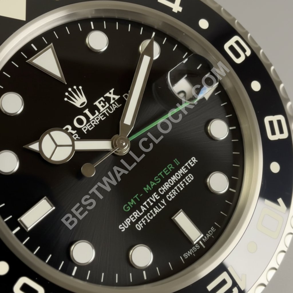 GMT Full Black | Orologio da Parete - immagine 2