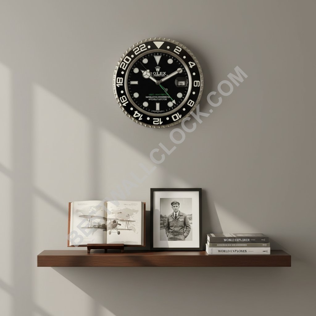 GMT Full Black | Orologio da Parete - immagine 11