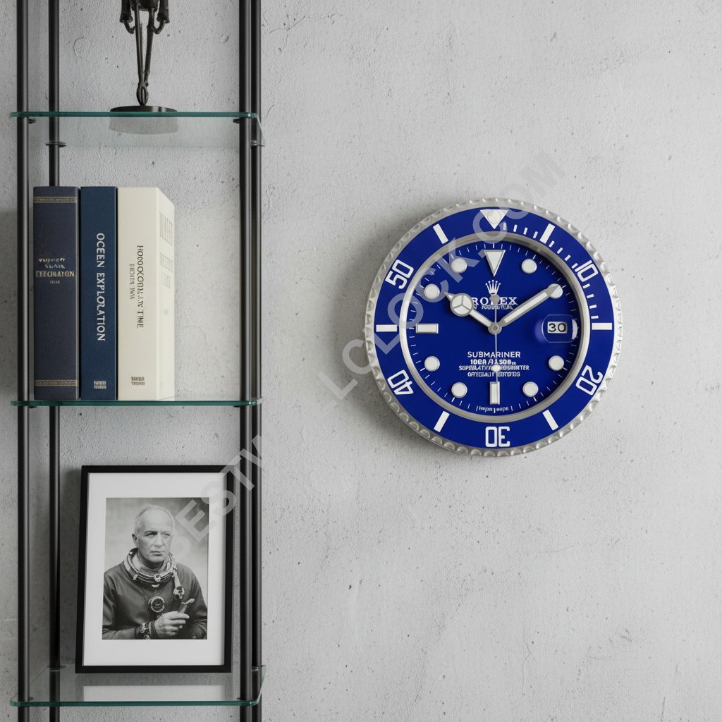 Submariner Blue Style | Wall Clock - Image 11