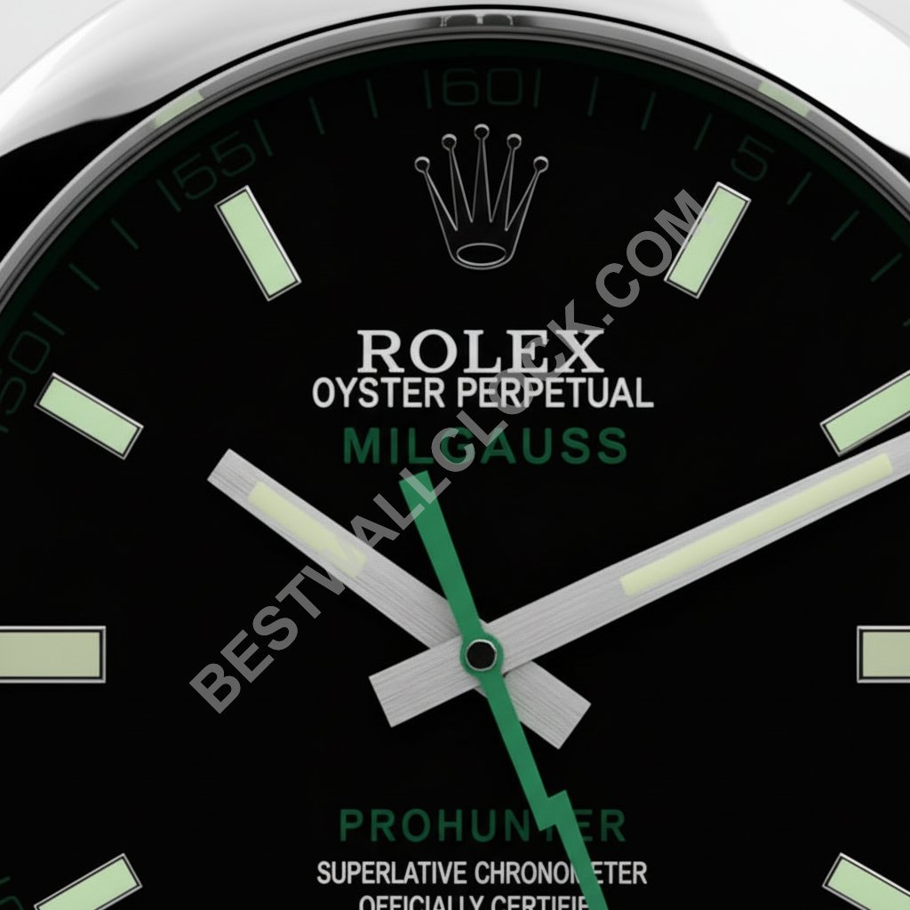 Premium ミルガウス ブラック ダイヤル - RL-44 2025 — BestWallClock