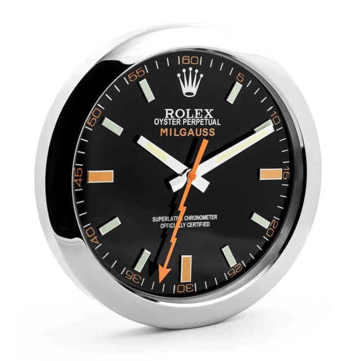 インテリア小物 ROLEX MILGAUSS (ロレックス・ミルガウス) デザイン 掛時計