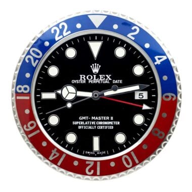 ROLEX WALL CLOCK PEPSI GMT MASTER II