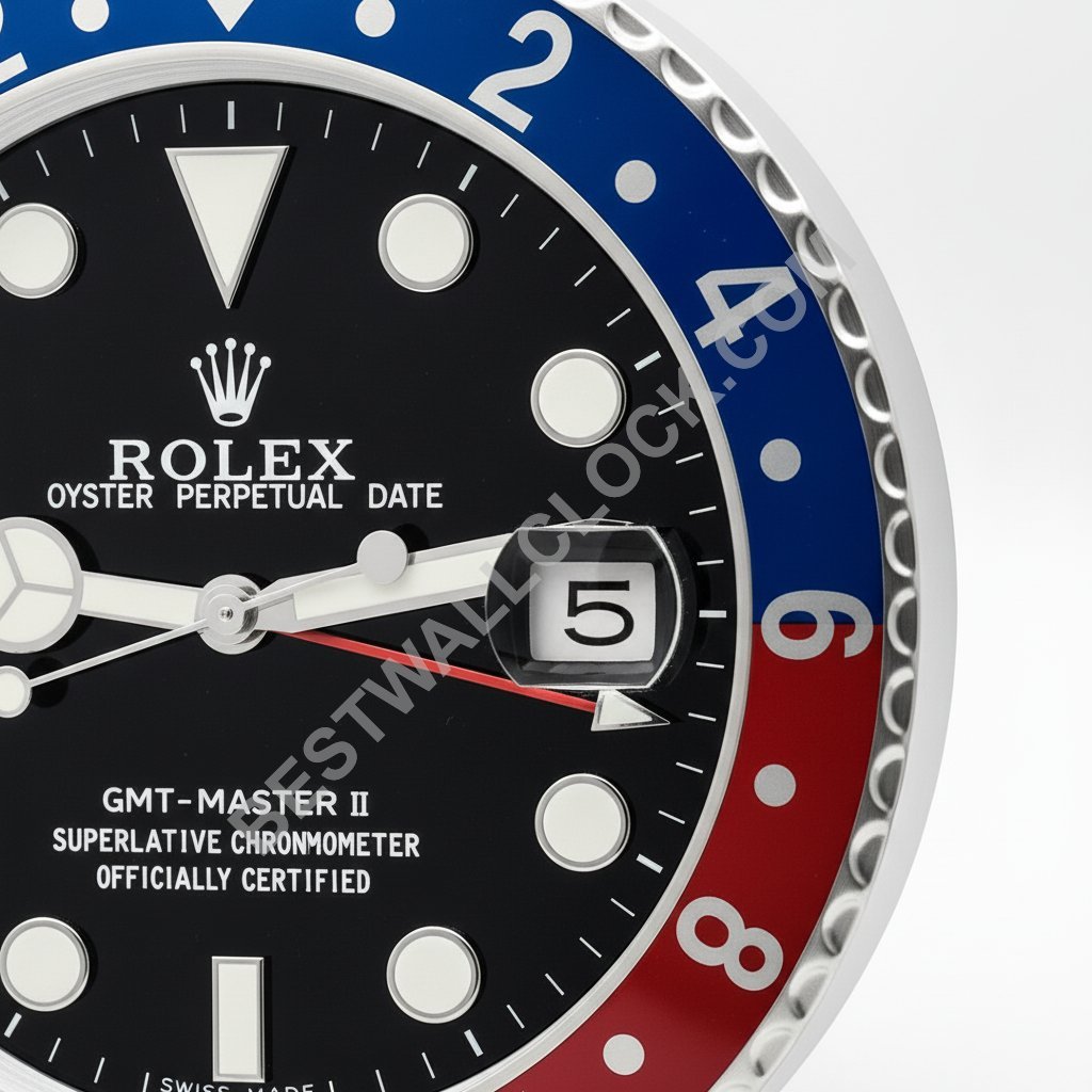 Ρολόι Τοίχου Dealer Display Rolex GMT-Master II "Pepsi" Style - Image 2