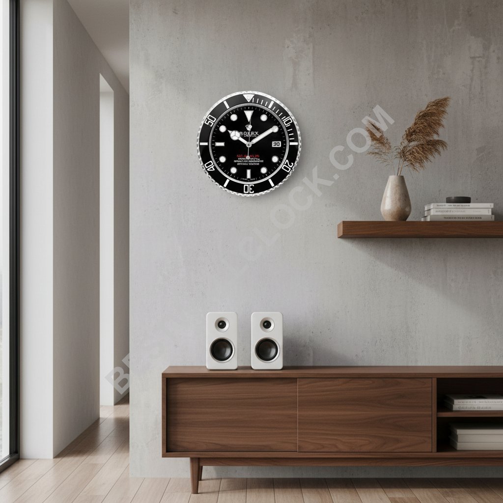 RELOJ DE PARED ROLEX INSPIRADO - SEA-DWELLER - 'ROJO' RL-191 - Image 11