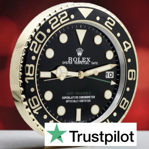 【新品·未使用】 GMTマスターⅡ ノベルティ　掛け時計 新品未使用GMTマスターII ロレックス掛け時計非売品