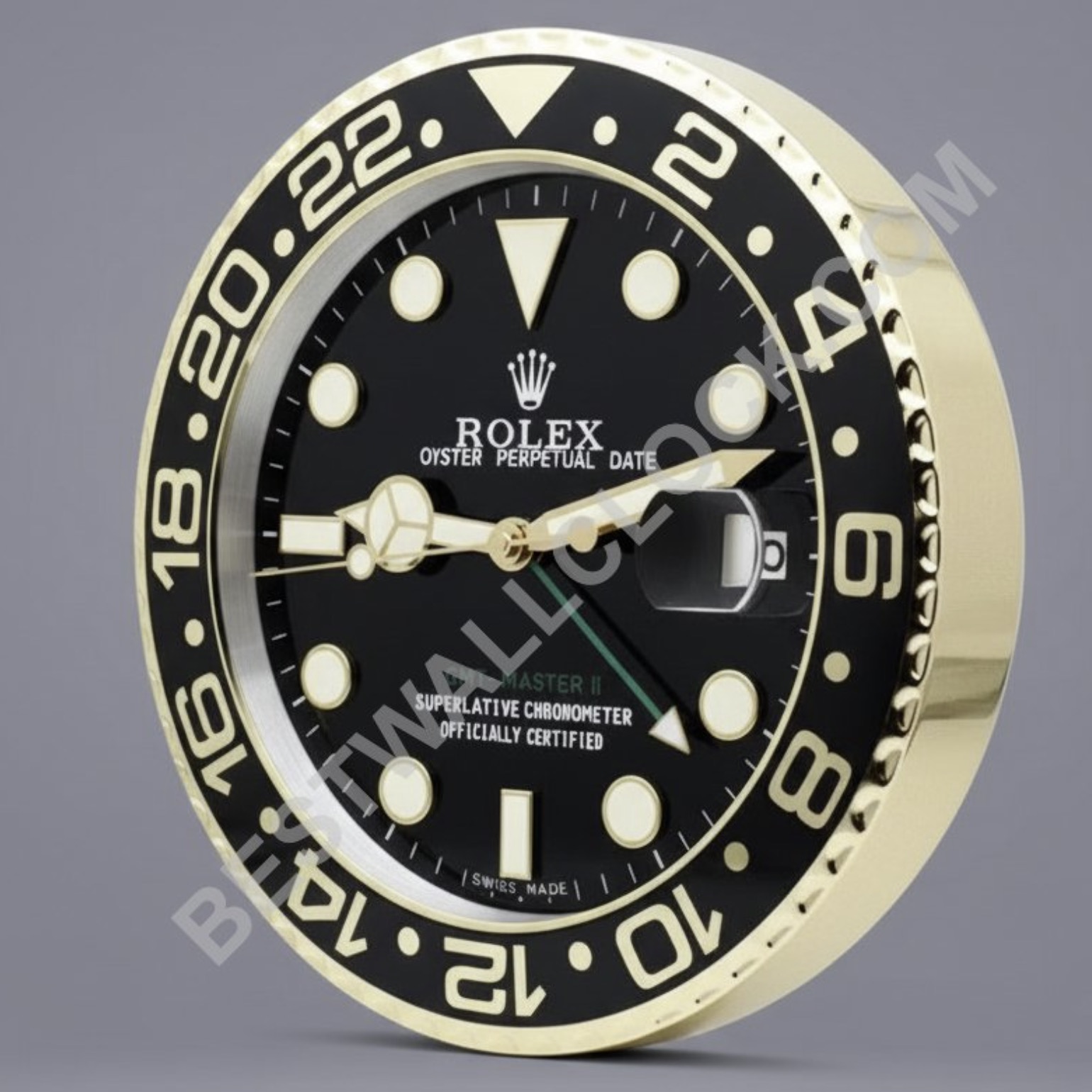 GMT Master II, Μαύρο και Χρυσό 2023 | Ρολόι Τοίχου