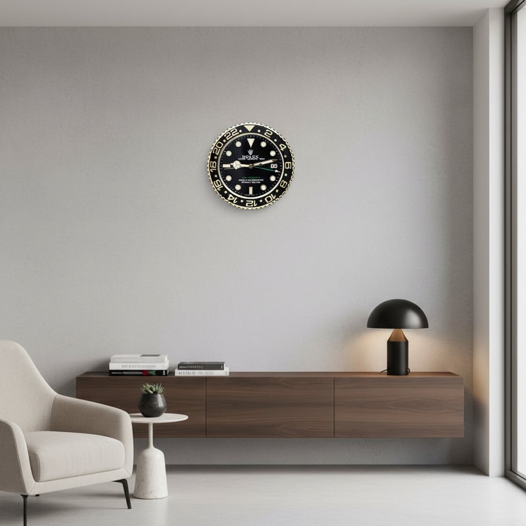 GMT Master II, Μαύρο και Χρυσό 2023 | Ρολόι Τοίχου - Image 14