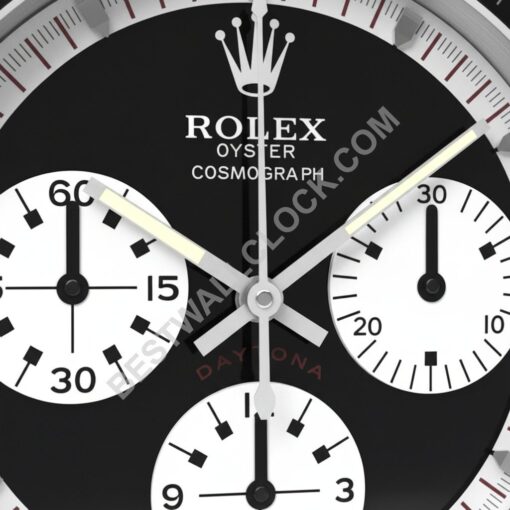 Cosmograph Daytona – Dealer Display Wall Clock 34cm (Panda Edition