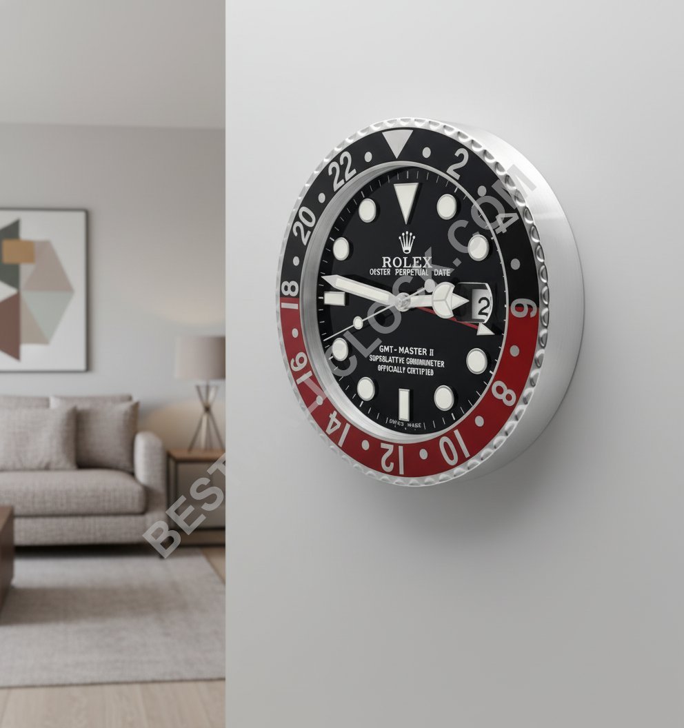 Rolex GMT-Master II "Coke" Stil – Dealer Display Vægur (Rød & Sort Edition) - Image 14