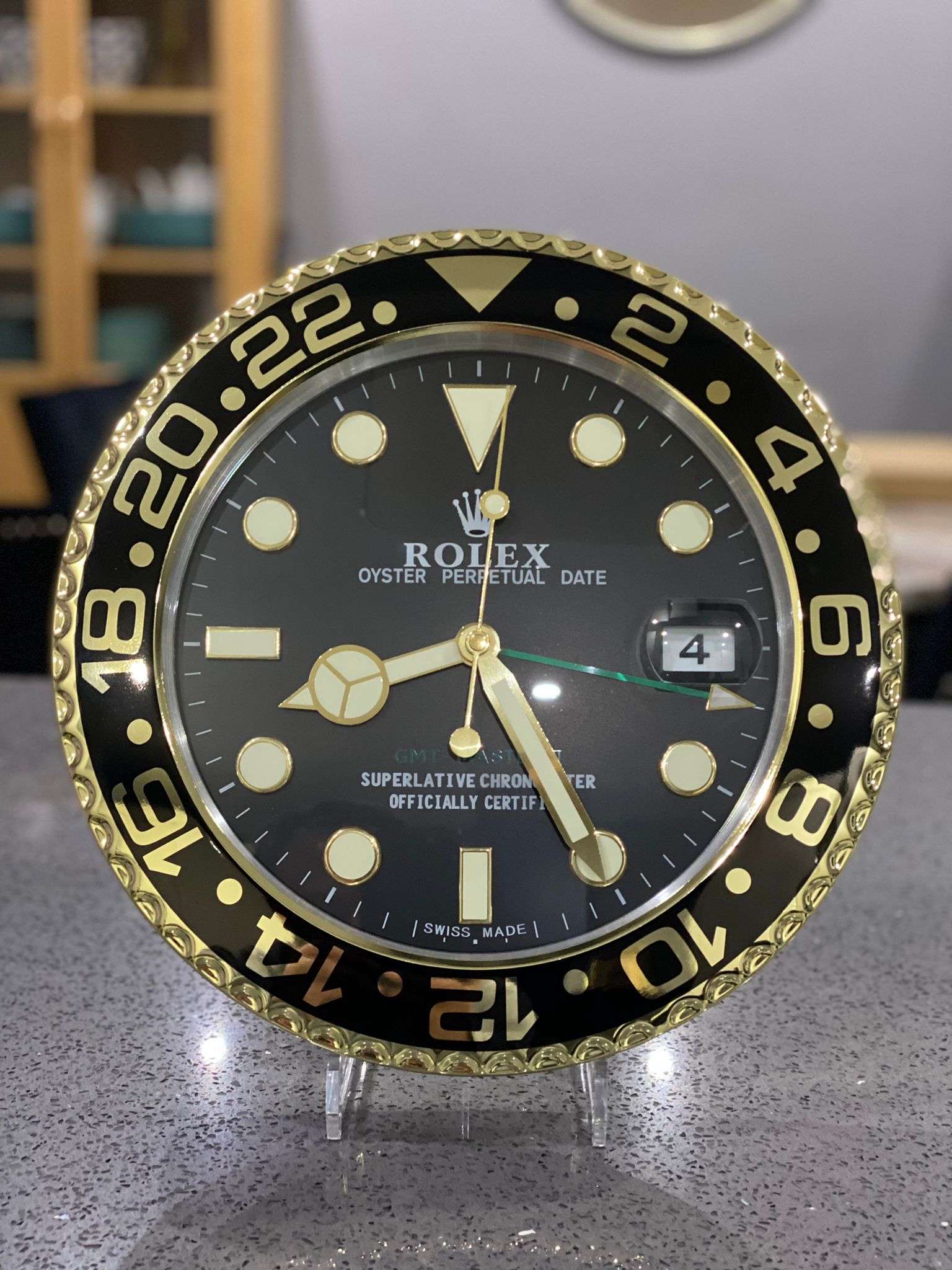 GMTマスターⅡ ROLEX ロレックス壁掛け時計　新品未使用 ROLEX GMTマスターII 掛け時計 新品未使用 - メルカリ