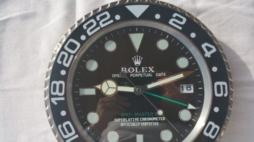 ROLEX WALL CLOCK INSPIRED - GMT MASTER 2 - RL-09 foto review