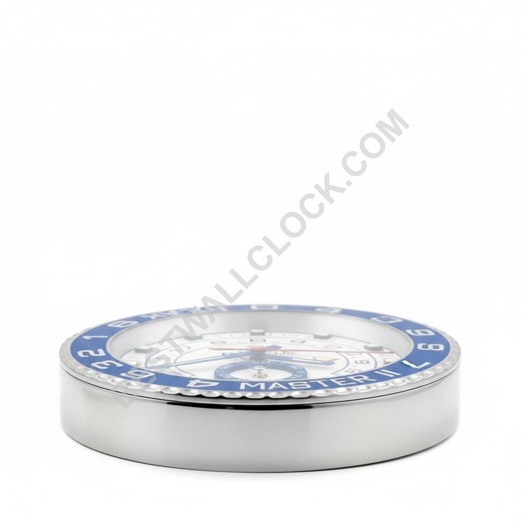Yacht Master II, Plata & Azul | Reloj de Pared - Image 11