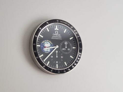 OMEGA WALL CLOCK INSPIRED SPEEDMASTER MOONWATCH - OM6 photo review