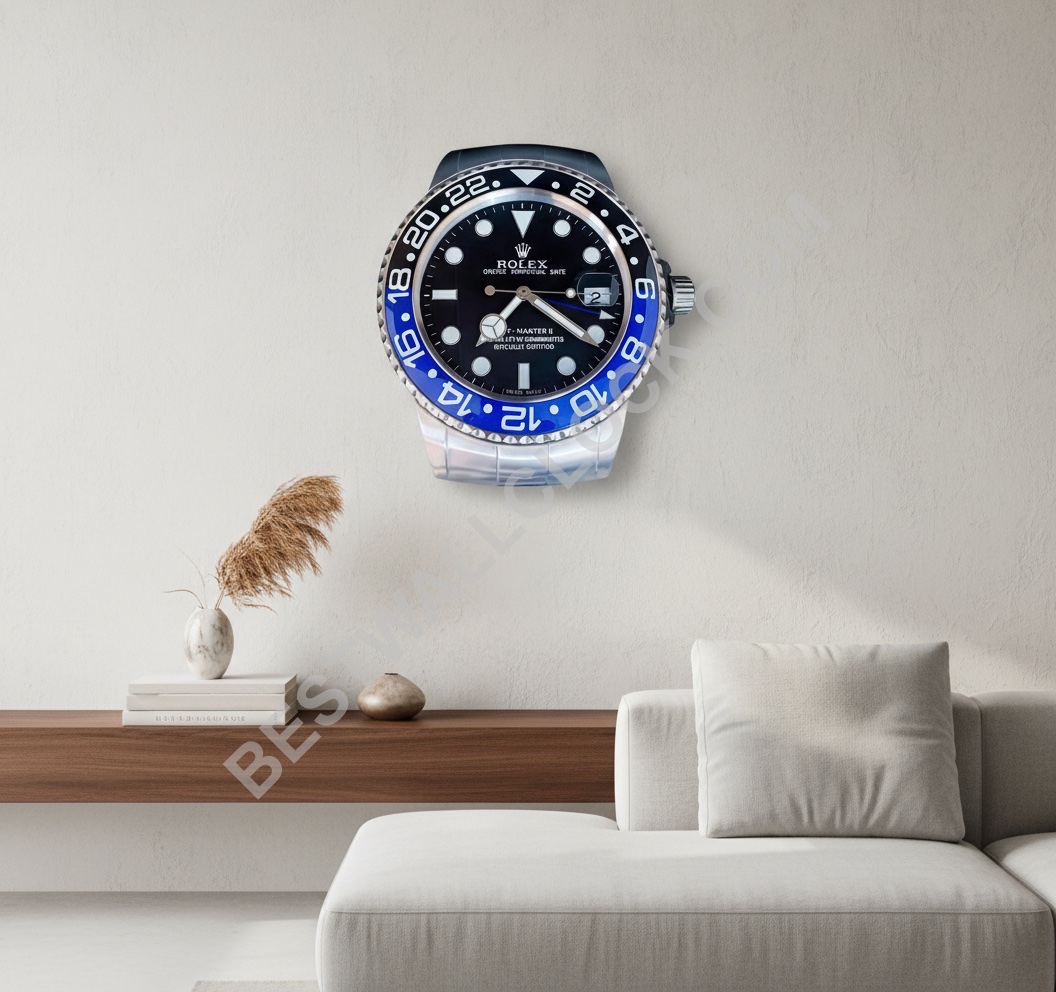 ROLEX DUVAR SAATİ İLHAMLI - "XXL" GMT MASTER II - WRL13 - Görsel 7