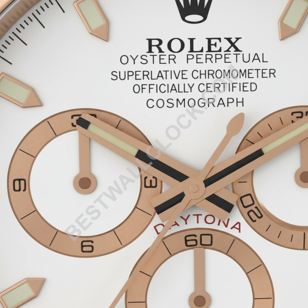 ROLEX WALL CLOCK INSPIRED - ROSE GOLD DAYTONA - RL-57 - Image 2