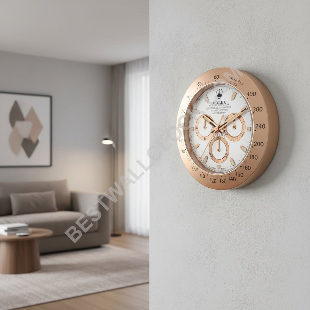 ROLEX WALL CLOCK INSPIRED - ROSE GOLD DAYTONA - RL-57 - Image 10