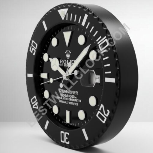 Premium ROLEX WALL CLOCK INSPIRED - SUBMARINER BLACK - RL-03 2025