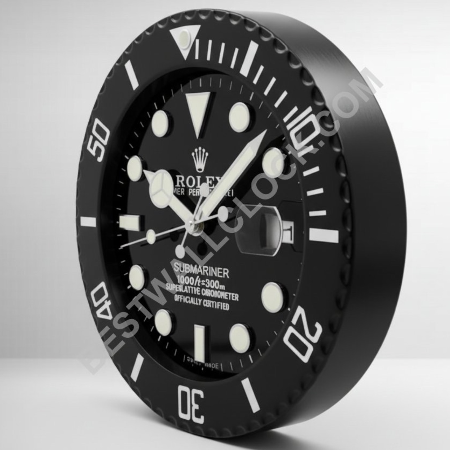 Premium ROLEX WALL CLOCK INSPIRED - SUBMARINER BLACK - RL-03 2025