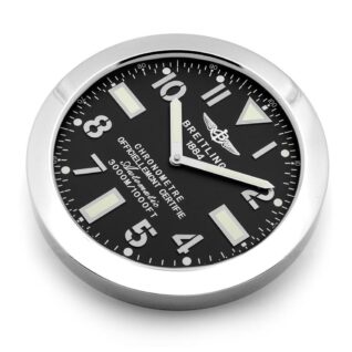 BREITLING WALL CLOCK BLACK