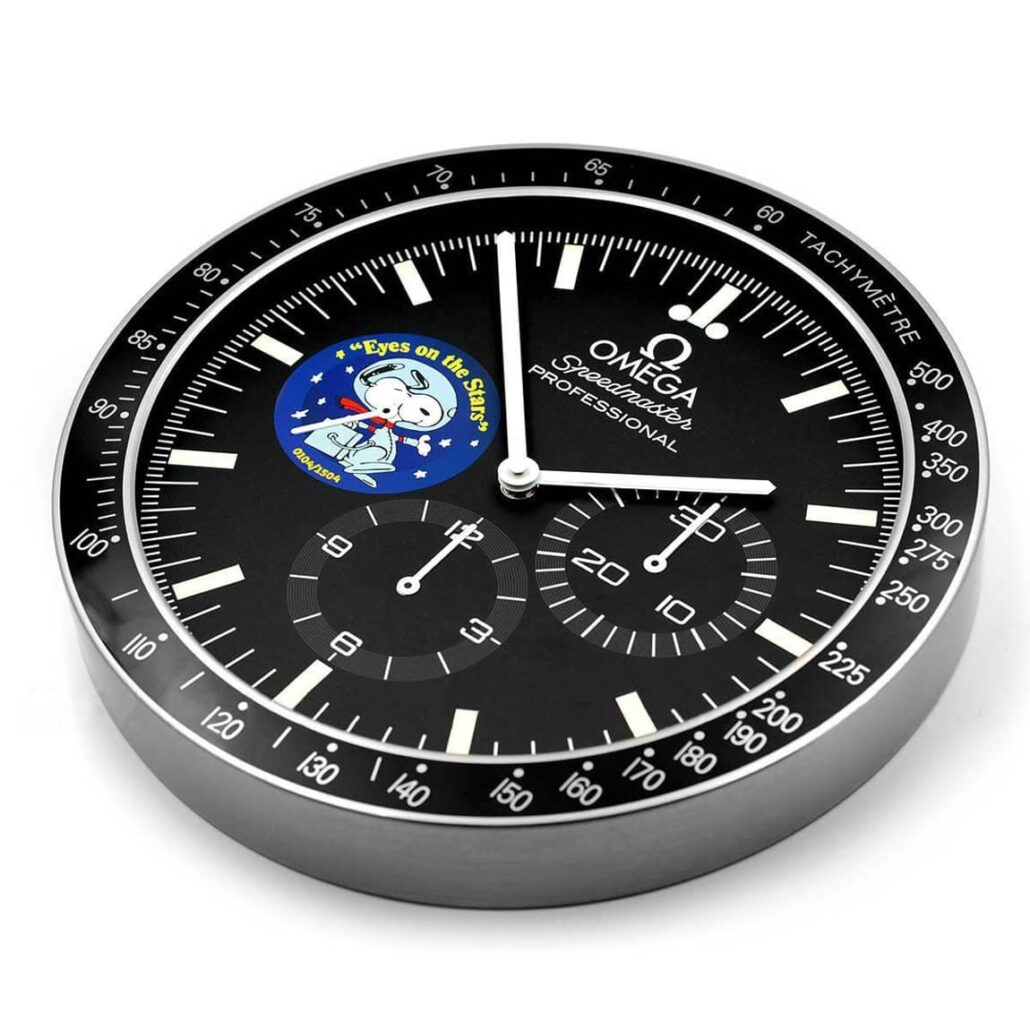 OMEGA WALL CLOCK INSPIRED SPEEDMASTER MOONWATCH OM6