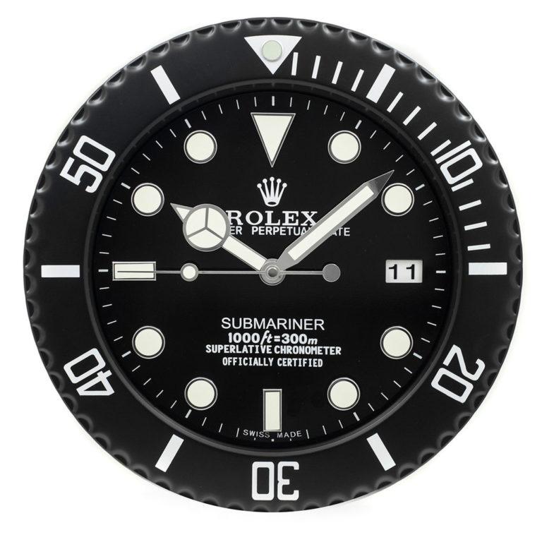 Premium ROLEX WALL CLOCK INSPIRED - SUBMARINER BLACK - RL-03 2025