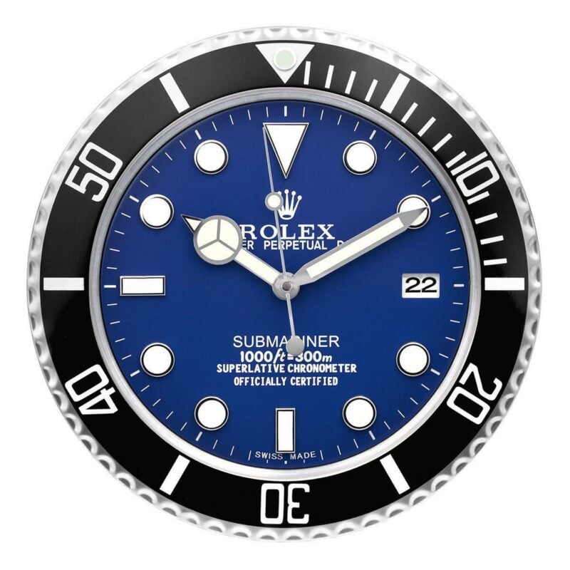 rolex wall clock submariner