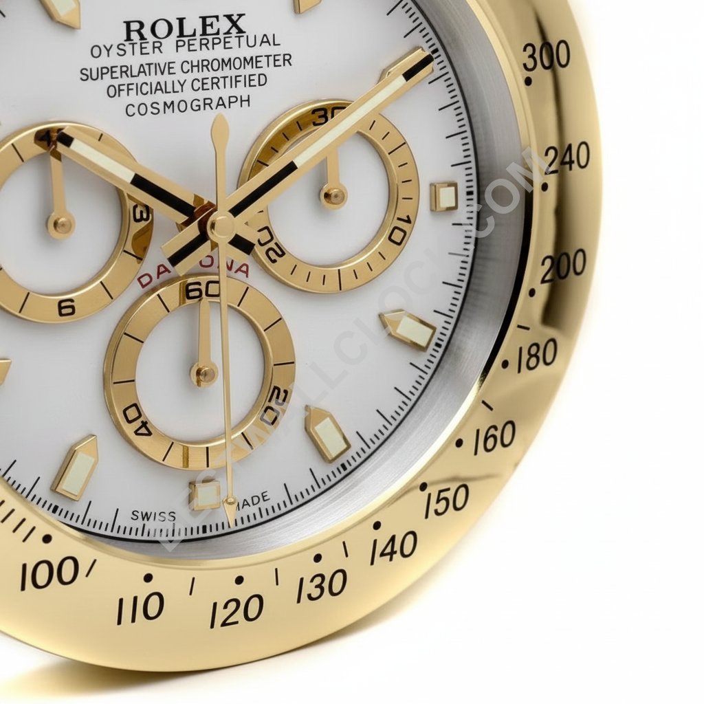 Orologio da Parete ROLEX Ispirato - DAYTONA GOLD- RL-54 - immagine 2