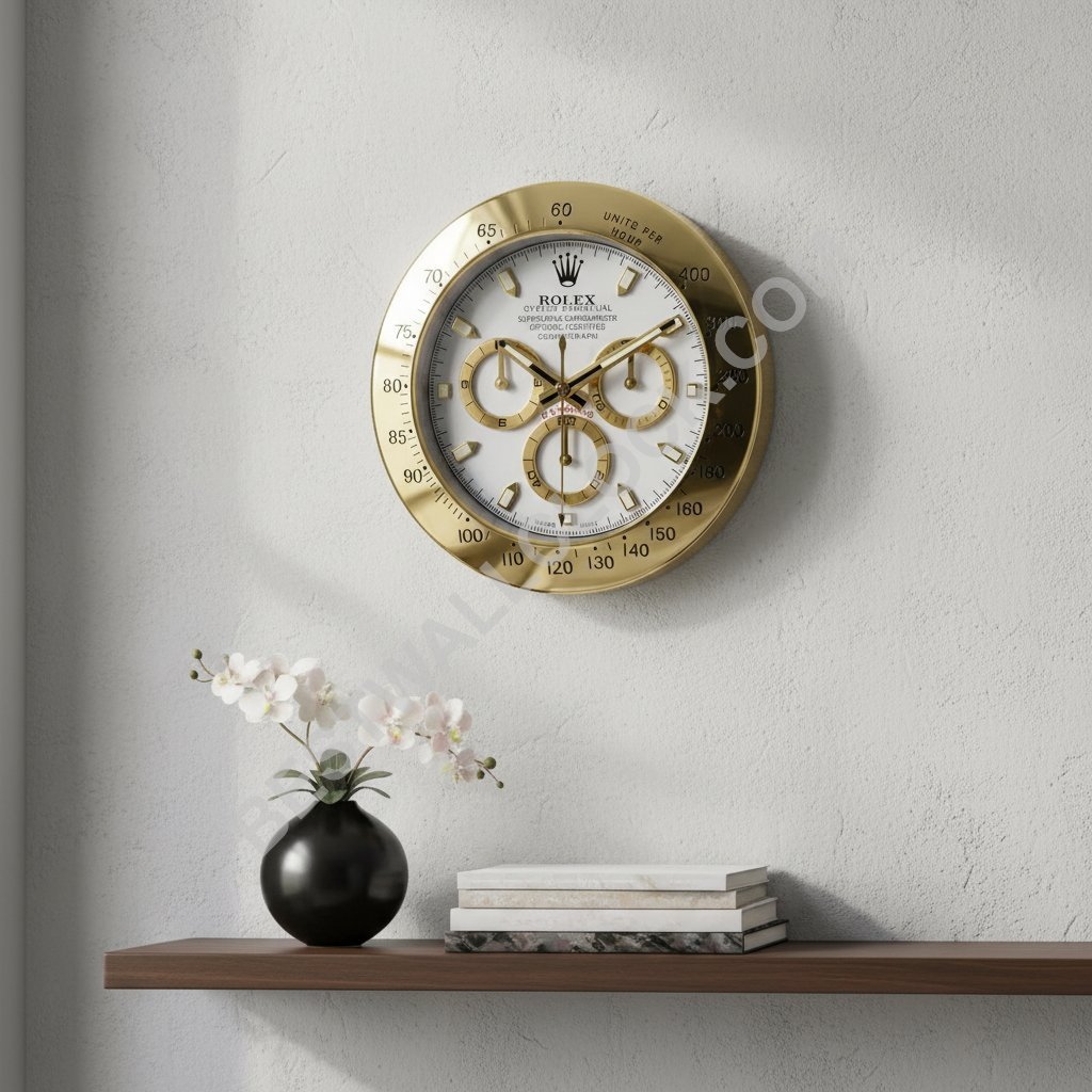 Orologio da Parete ROLEX Ispirato - DAYTONA GOLD- RL-54 - immagine 9