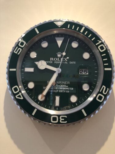 ROLEX WALL CLOCK INSPIRED - "XL" SUBMARINER - BRL-02 photo review