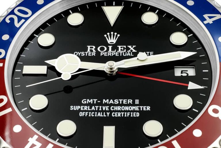ロレックス GMTマスター II 「ペプシ」スタイル – XL 15インチ Dealer