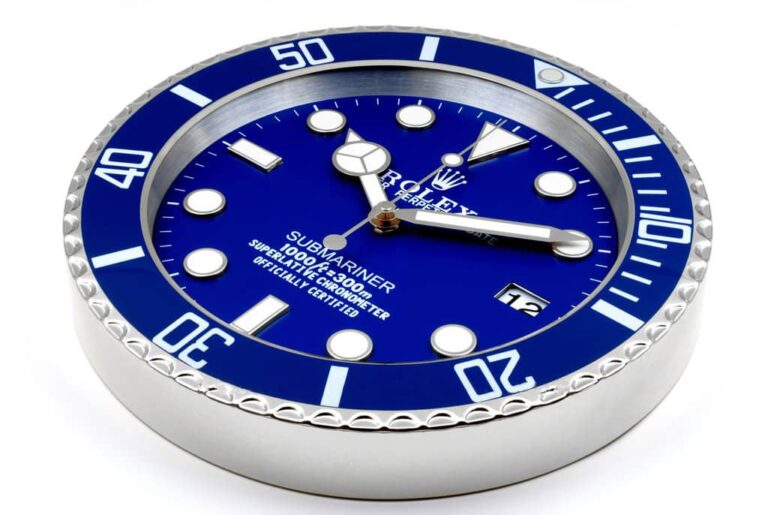 Submariner Style – Dealer Display Wall Clock 43cm XXL (Vibrant