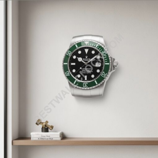 ROLEX SUBMARINER 掛時計 Premium Submariner Black Style | Wall Clock 2025 — BestWallClock