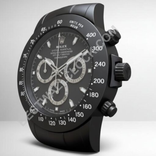 ロレックス壁掛け 黒デイトナ　希少品 ロレックス コスモグラフ デイトナ スタイル – dealer display 壁掛け
