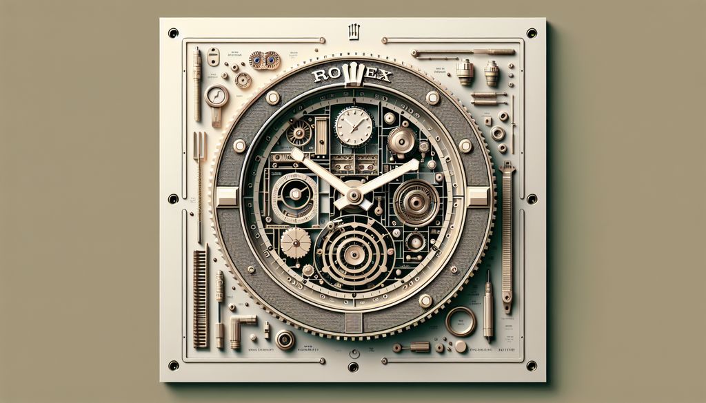 A clock with gears and gears on it.