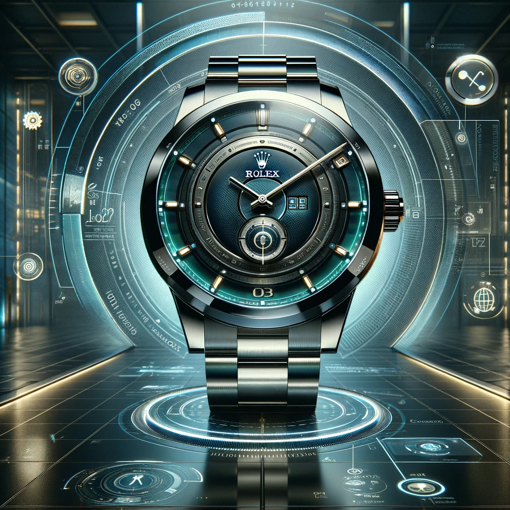 A Rolex watch reinvented for the digital era.