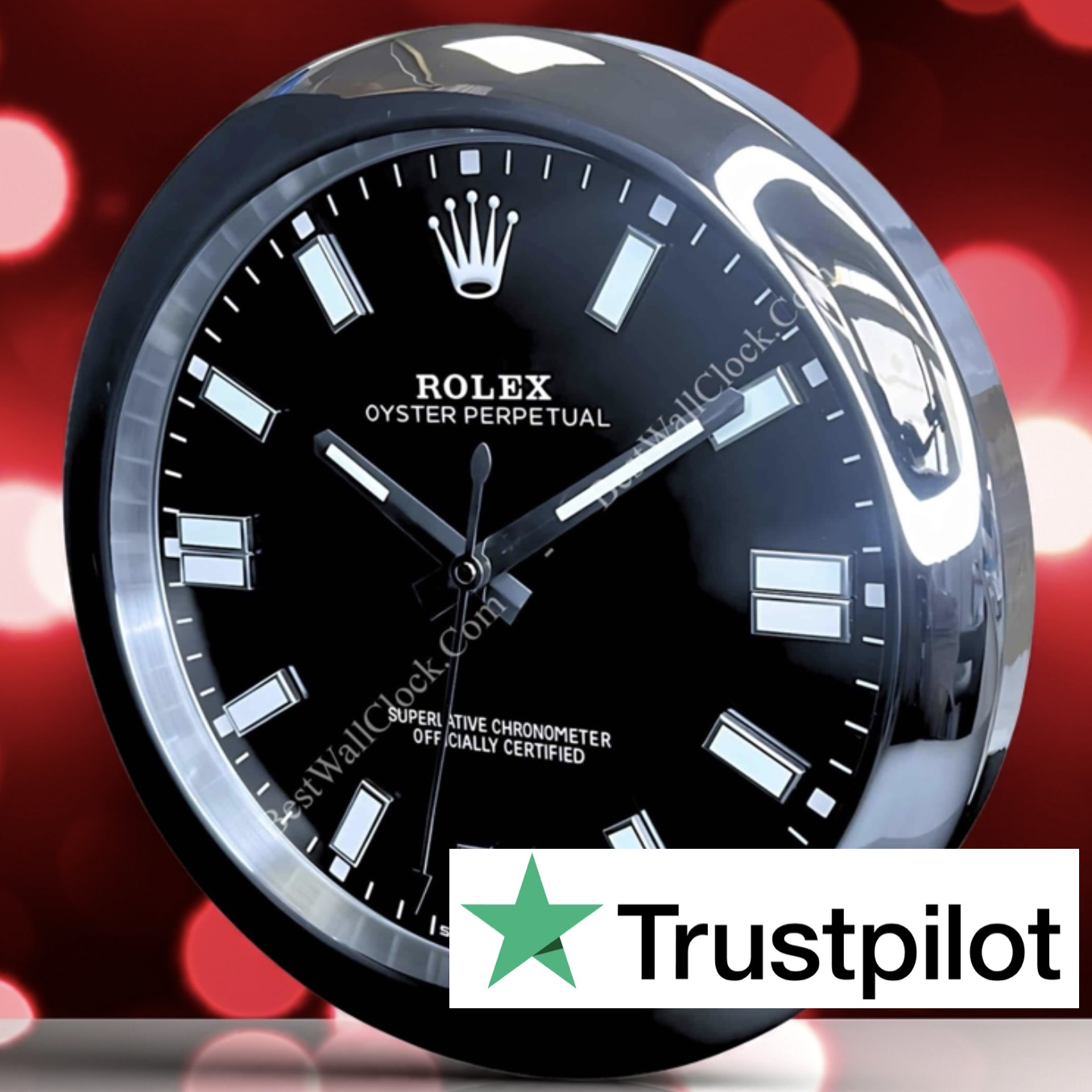 Orologio da parete OYSTER-Style Nero - immagine 6