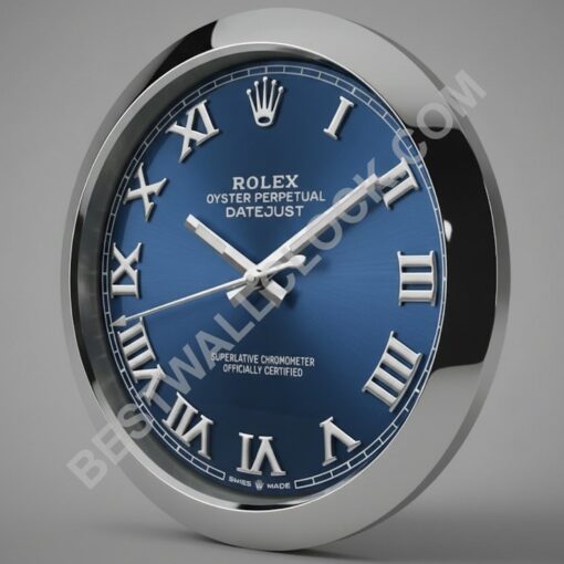 壁掛け ロレックス オイスターパーペチュアル Premium オイスター パーペチュアル - ブルー 2025 — BestWallClock