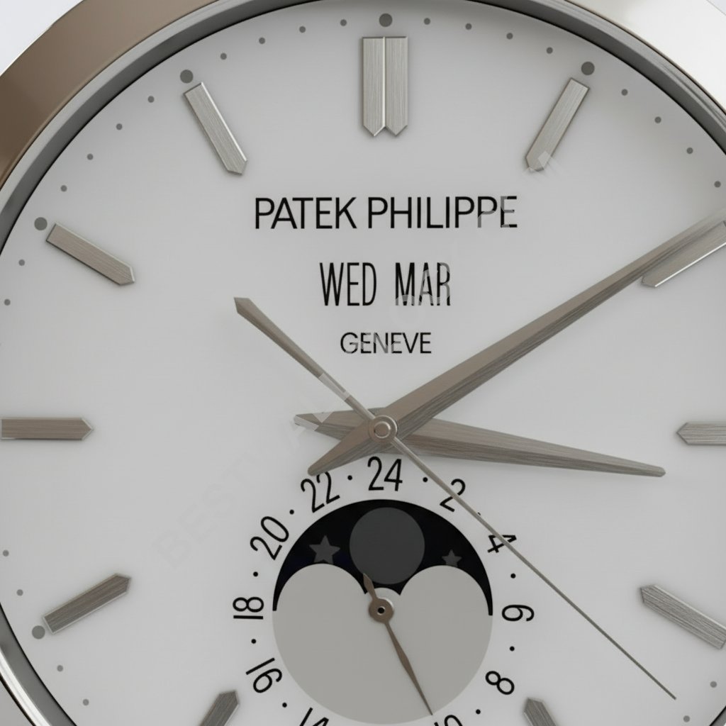 Relógio de Parede Patek Philippe Calendário Anual – Dealer Display 38cm (Edição Prata) - Imagem 2