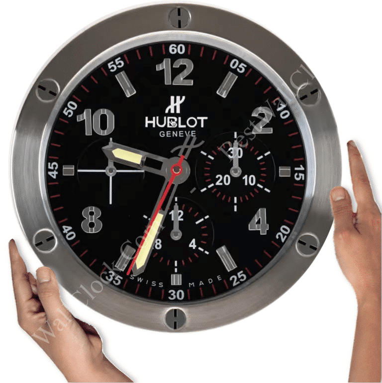 Orologio da parete Hublot Big Bang Style – Dealer Display (Argento e Nero) - immagine 2