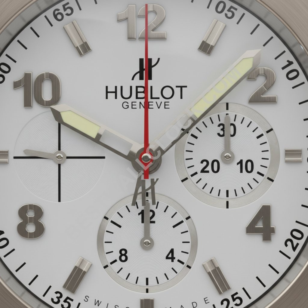 Orologio da parete Hublot Big Bang Style – Dealer Display (Argento e Bianco) - immagine 2