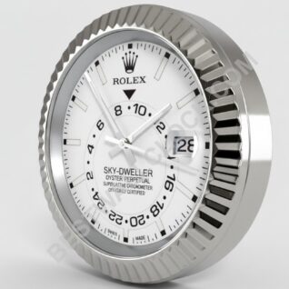 SKYDWELLER-Style Hvid & Sølv | Vægur