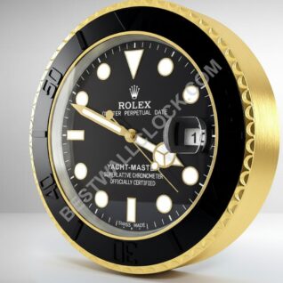 ساعة رولكس يخت ماستر "ذهب كامل" – ساعة حائط عرض الوكلاء