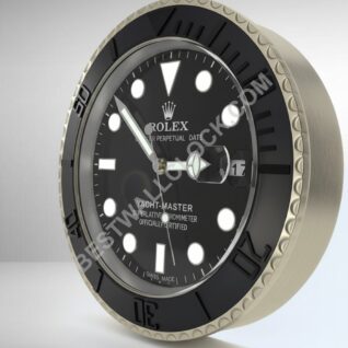 ساعة رولكس يخت ماستر "ذهب أبيض" – ساعة حائط عرض الوكيل