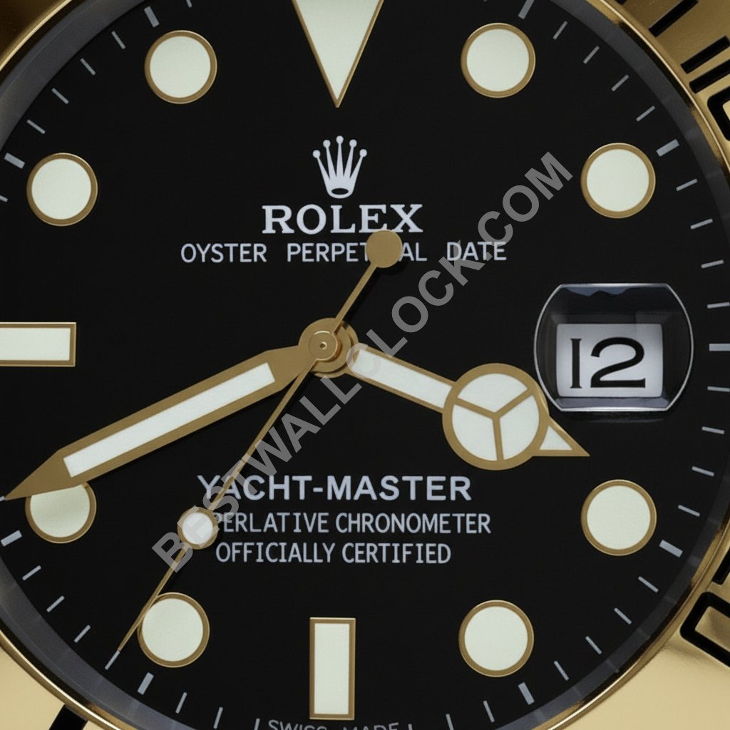 Reloj de pared Rolex Yacht-Master "Full Gold" – Dealer Display - Imagen 2